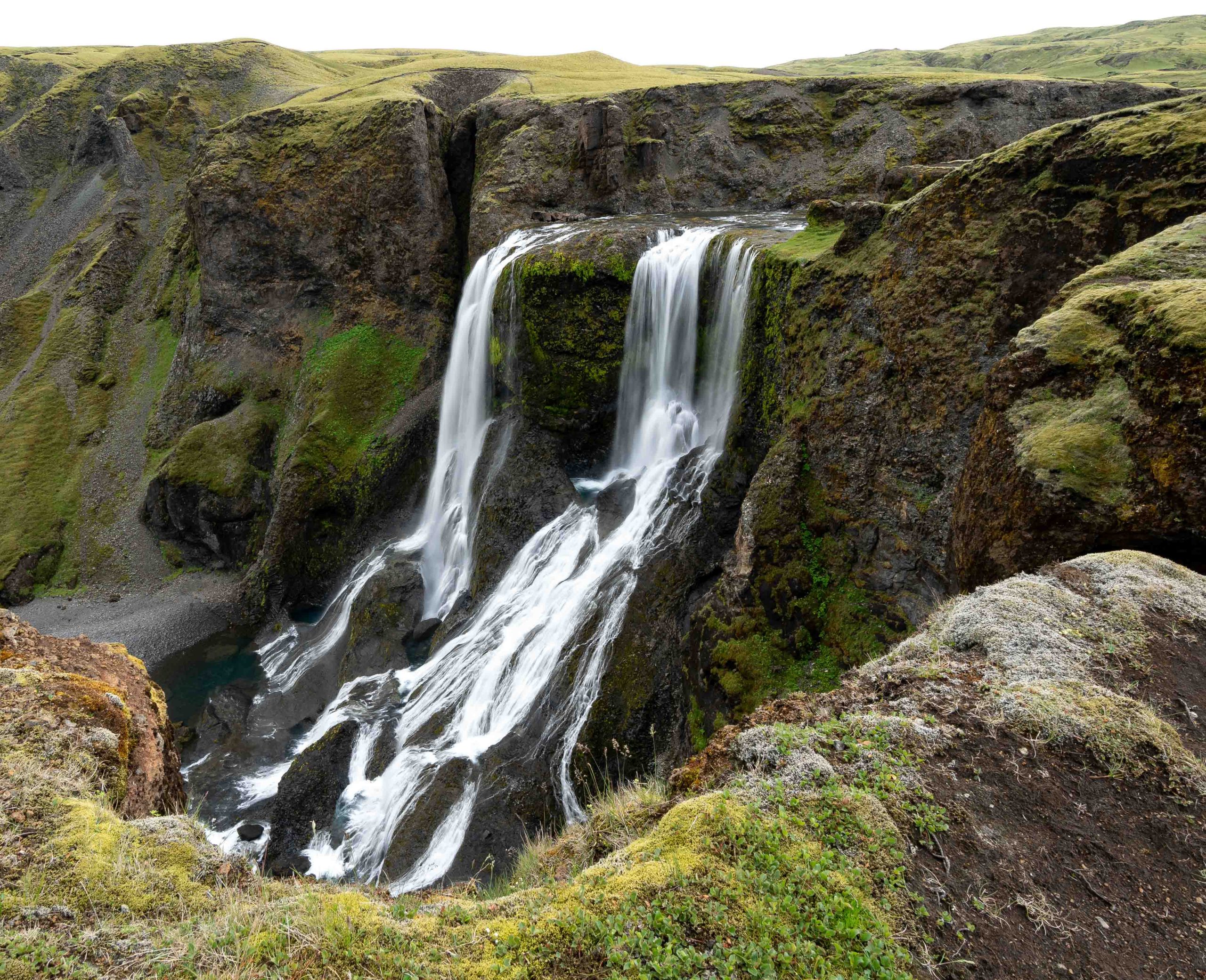 Iceland 2019 Isolated Waterfall