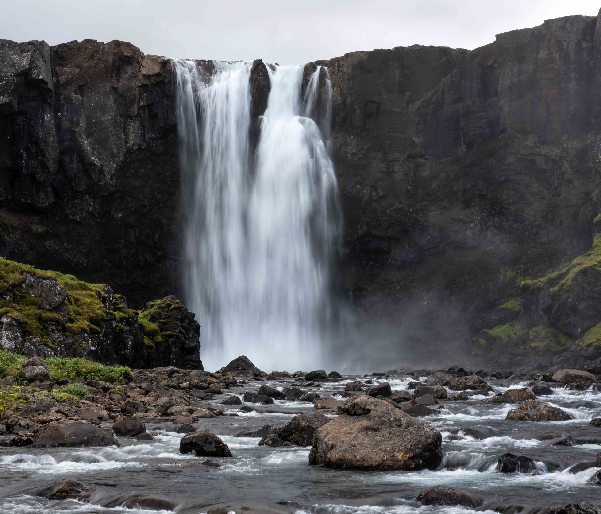 Iceland 2019 Roadside Waterfall